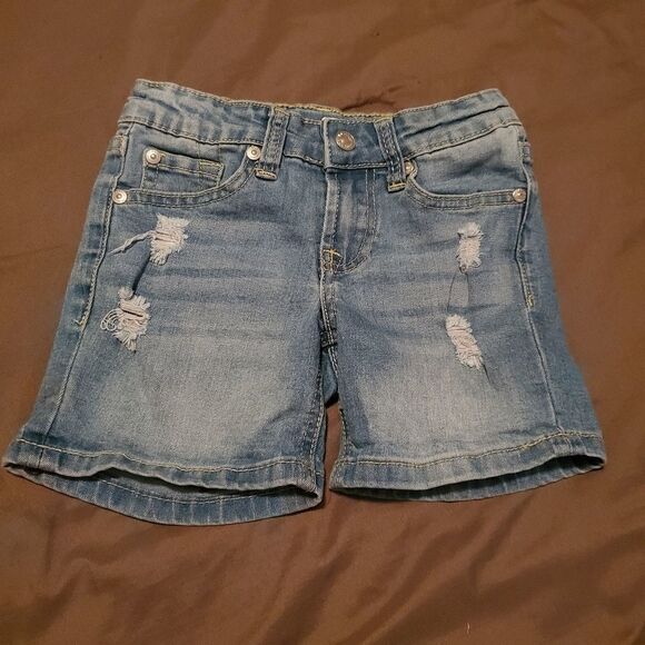 7 for all mankind Girl's Distressed Jean S… - Picture 2 of 9